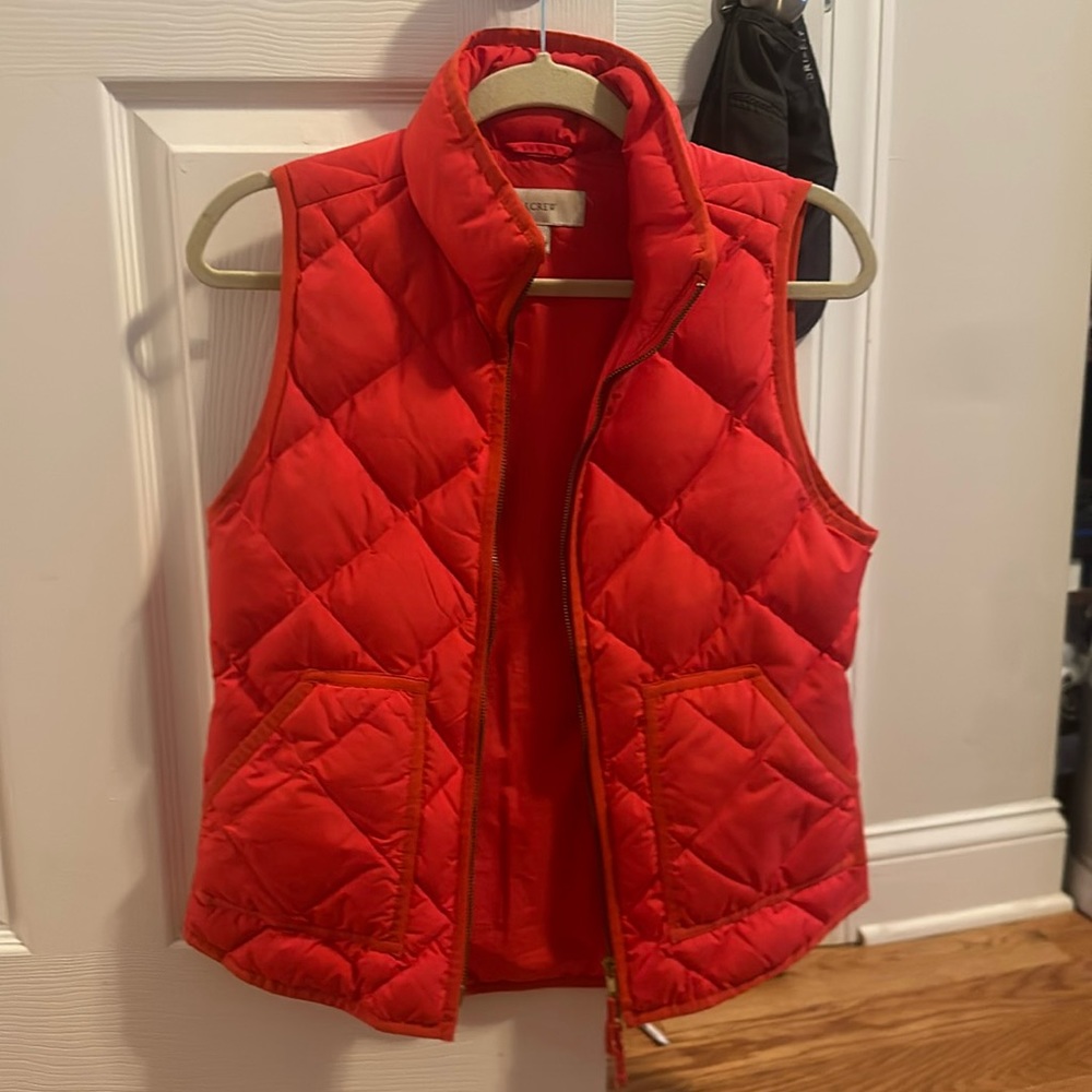 Red Jcrew Vest